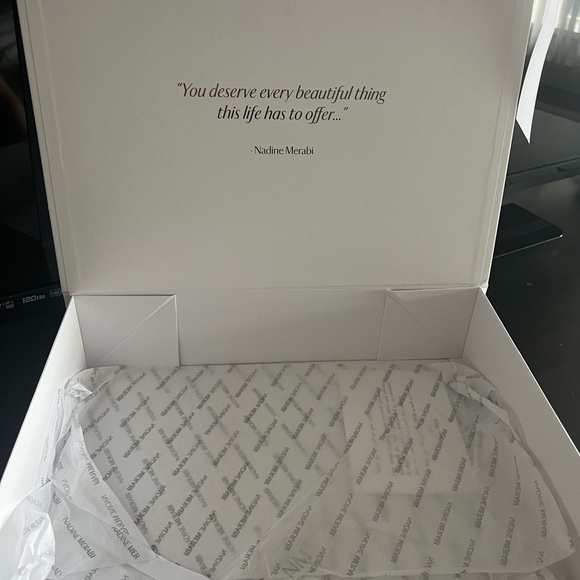 Nadine Merabi LAYLA METALLIC MATERNITY DRESS - Picture 8 of 8